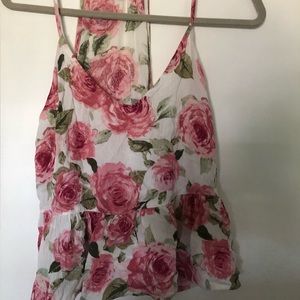Floral tank top